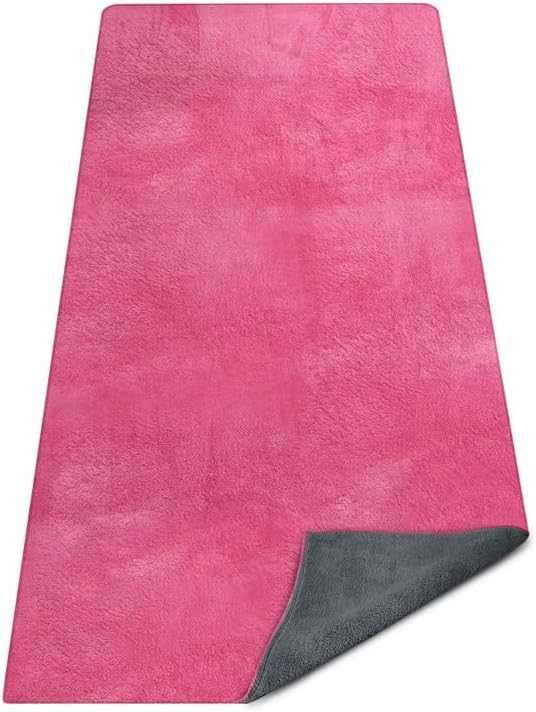 Pilates Yoga Mat Thickness - Yoga Mat Towel, Extra Thick 600GSM
