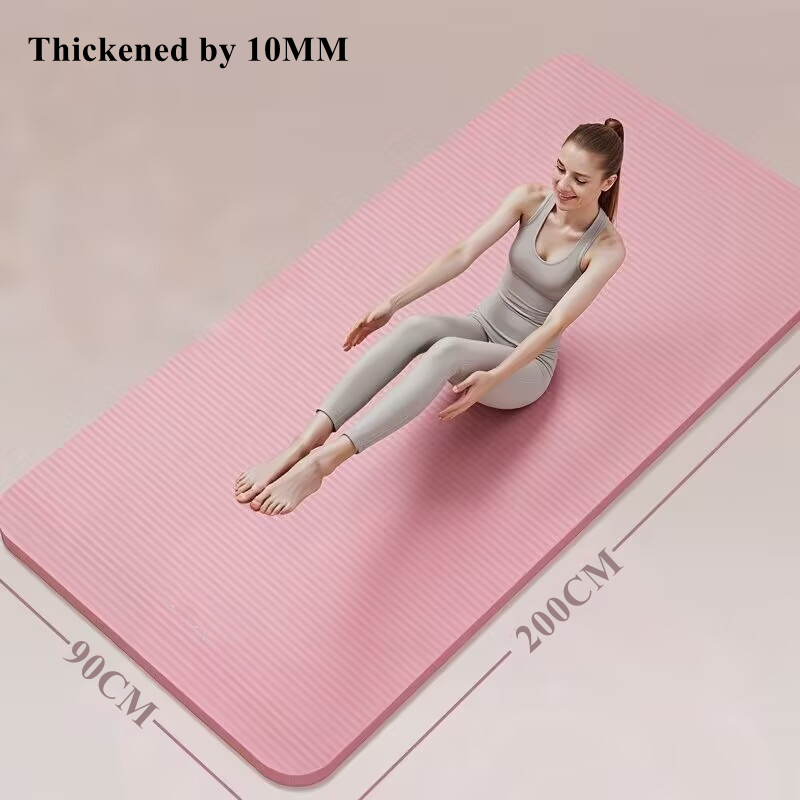Pilates Yoga Mat Thickness - 200/185×80/90cm Yoga Non-slip Foam Yoga Pads