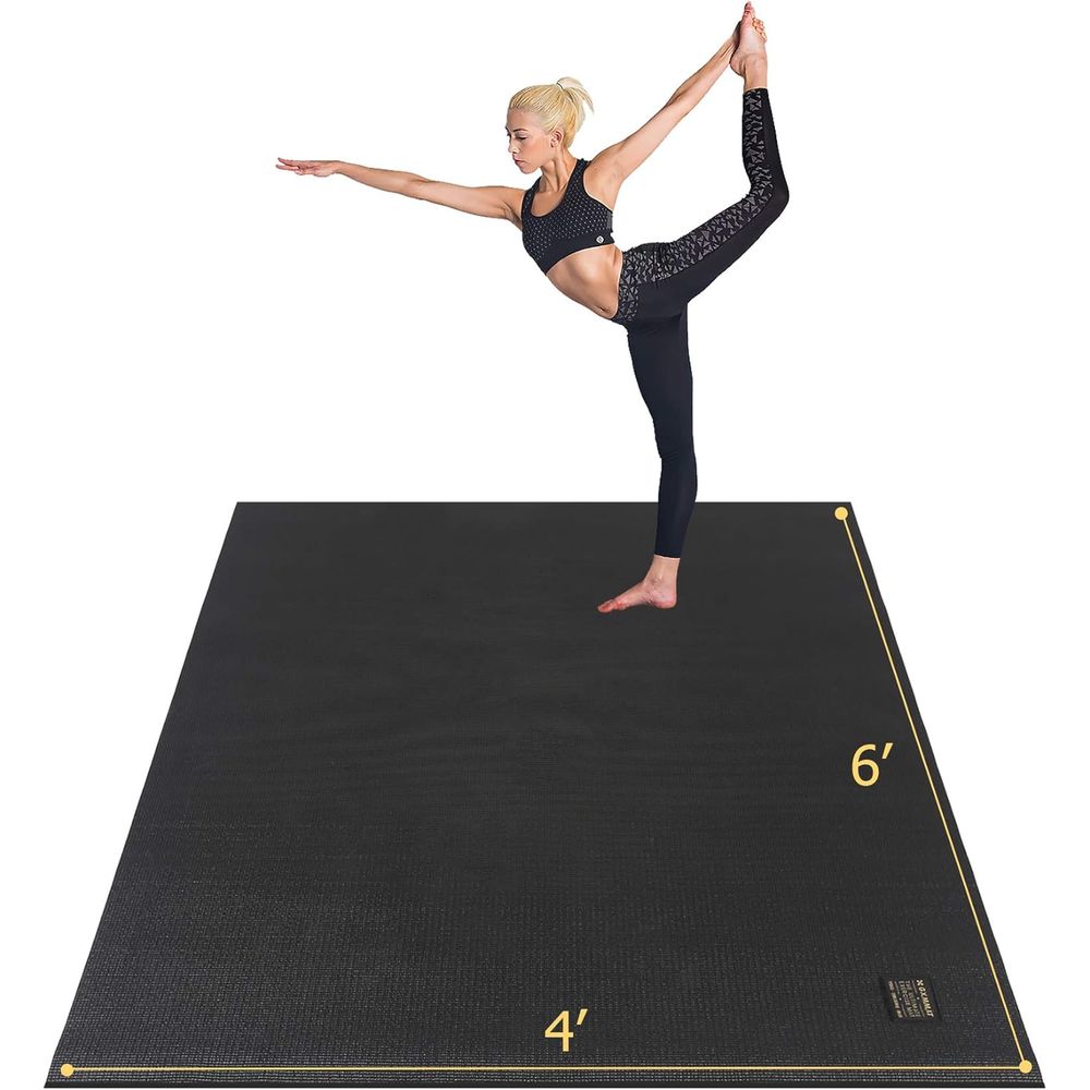 Pilates Yoga Mat Thickness - Extra Thick 6'x4'/6'x6'/7'x5' Yoga Mat -