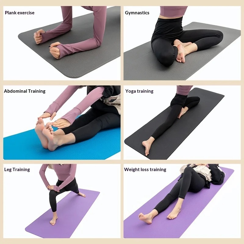 Extra Thick Non Slip Yoga Mat  - Pilates Yoga Mat Thickness 리뷰 및 가격