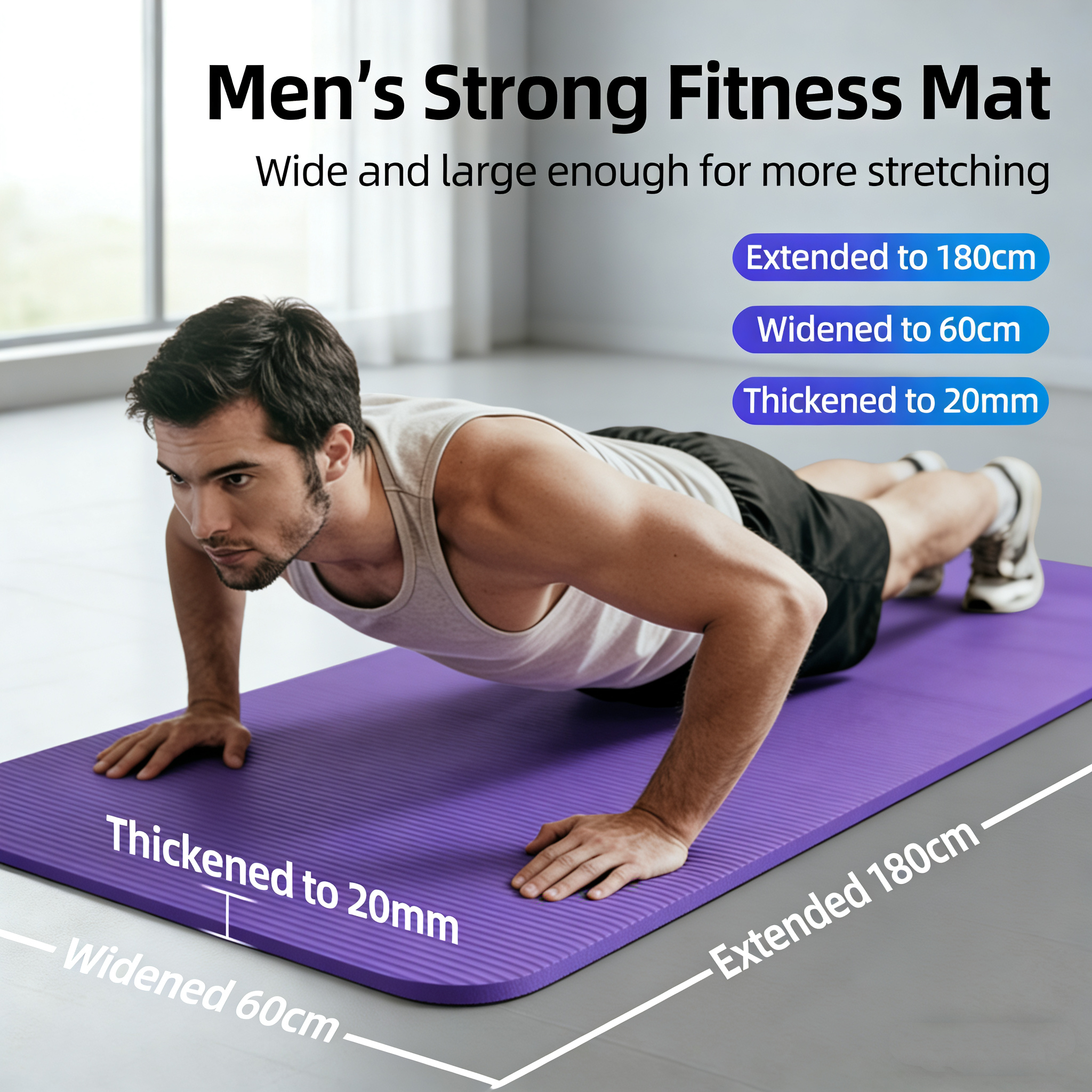 15-20MM Thick 183×60cm Yoga Ma - Pilates Yoga Mat Thickness 리뷰 및 가격