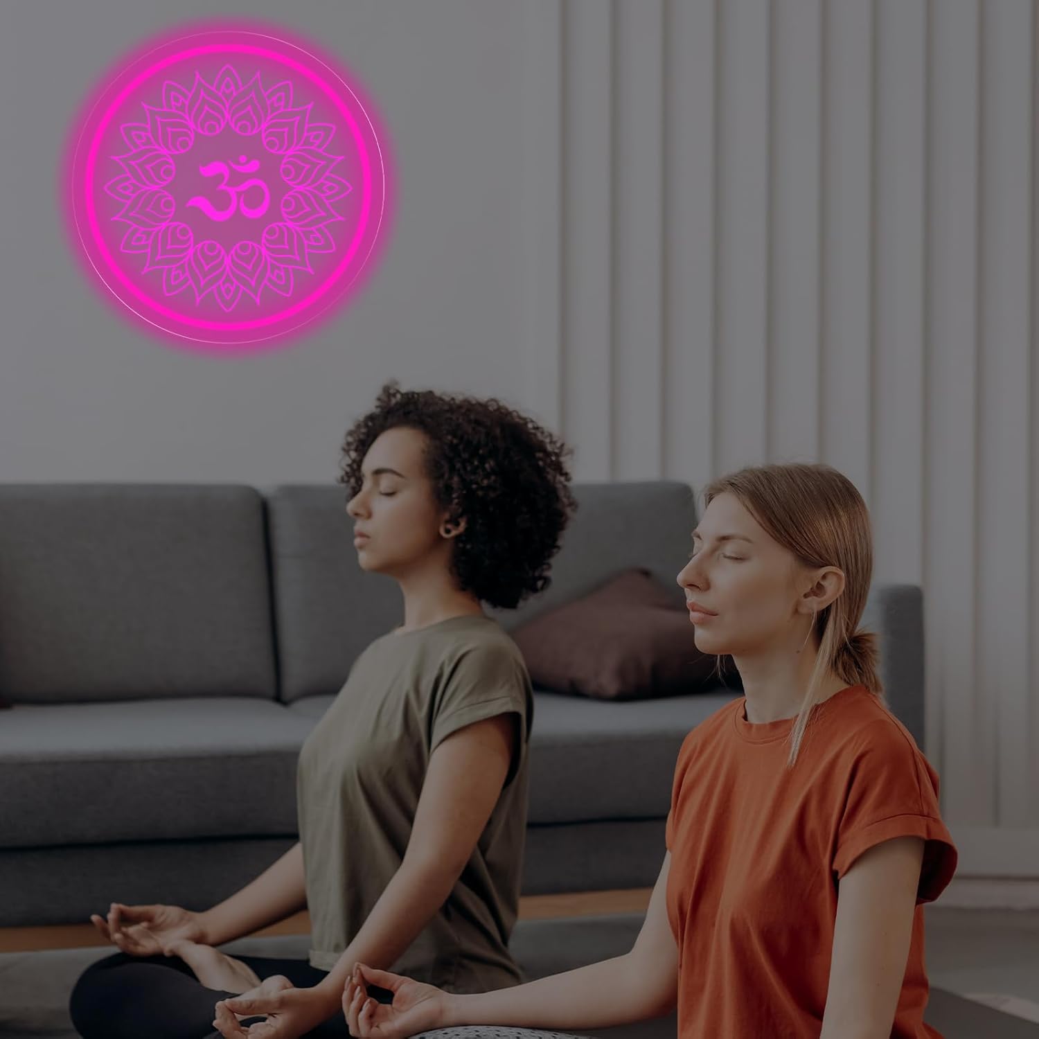 Om Mandala Neon Sign USB Power - Pilates Yoga Room 리뷰 및 가격