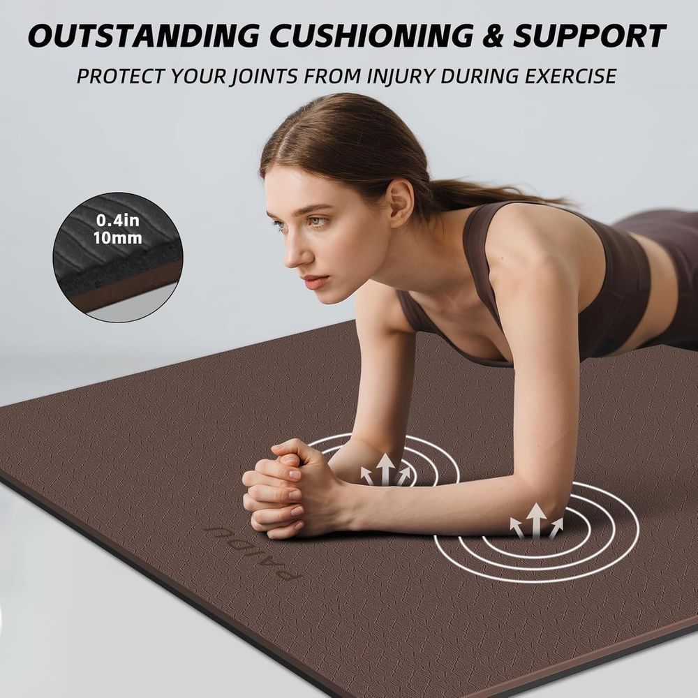 Extra Wide 76 x 33 Thick Yoga  - Pilates Yoga Mat Thickness 리뷰 및 가격