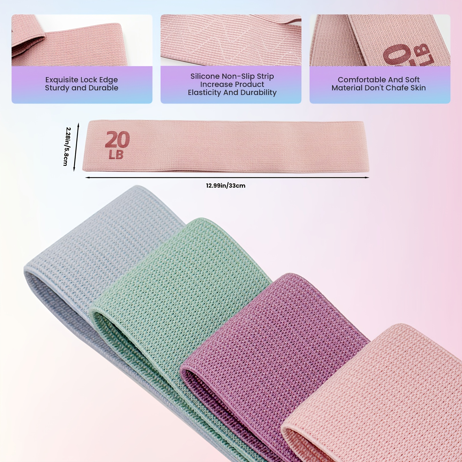 1Pc/4Pcs Fitness Resistance Ba - Pilates Yoga Room 리뷰 및 가격