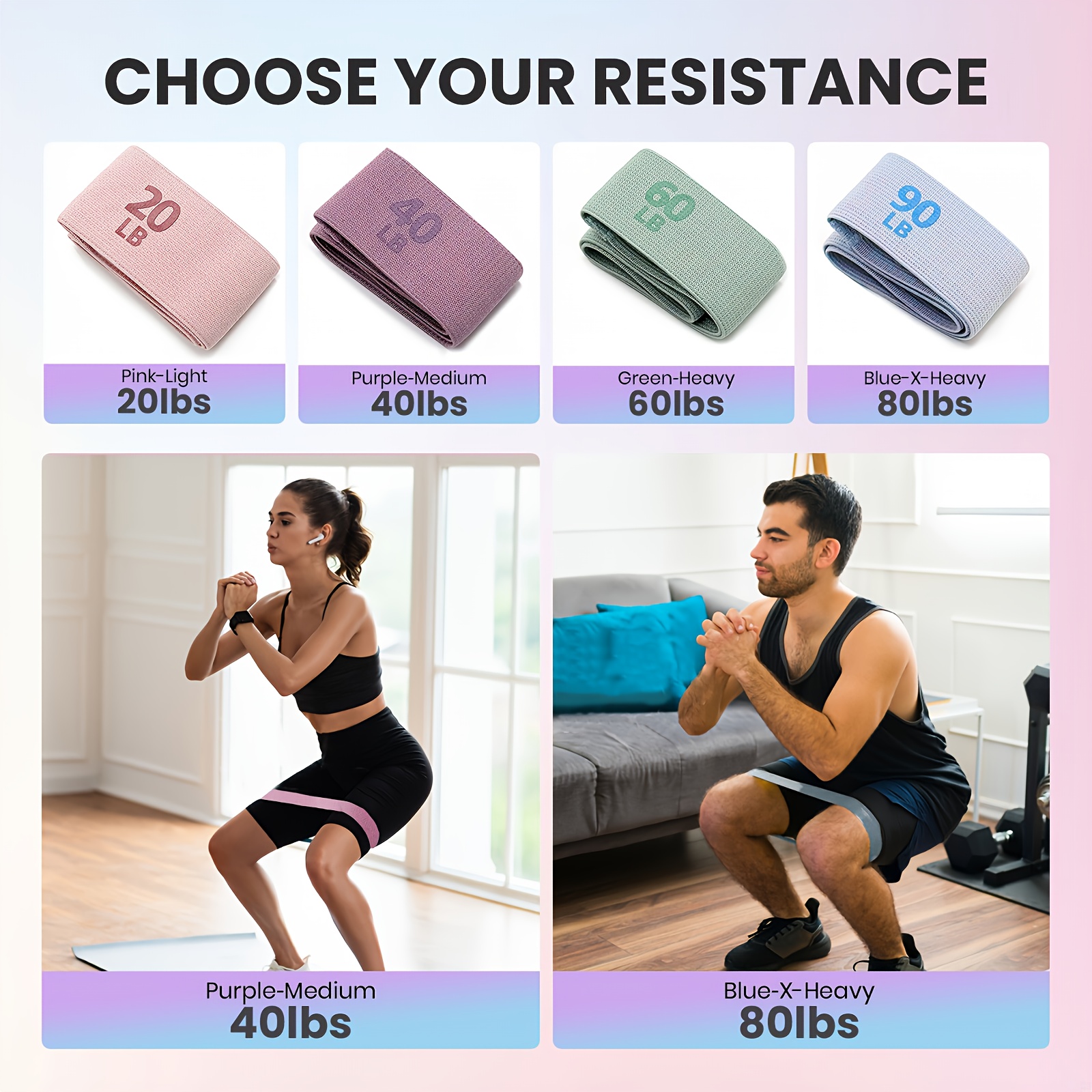 1Pc/4Pcs Fitness Resistance Ba - Pilates Yoga Room 리뷰 및 가격