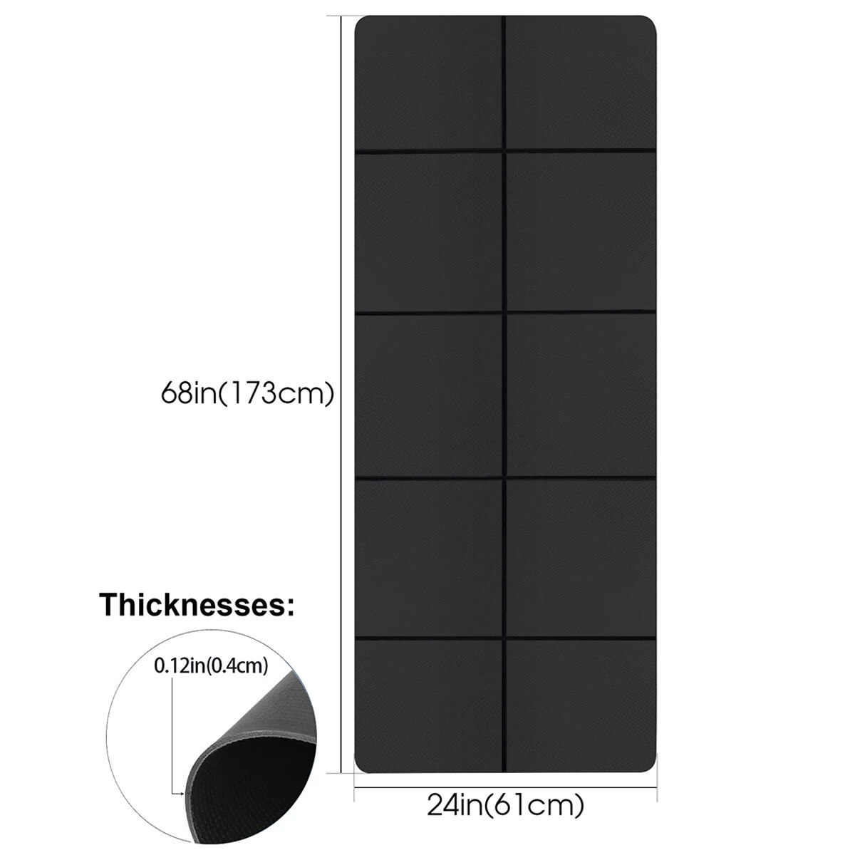 Yoga mat sports fitness EVA co - Pilates Yoga Mat Thickness 리뷰 및 가격