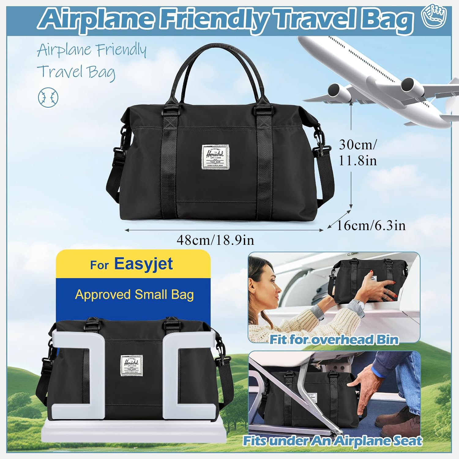 Women's Small Gym Bag, Stylish - Pilates Yoga Oxford 리뷰 및 가격