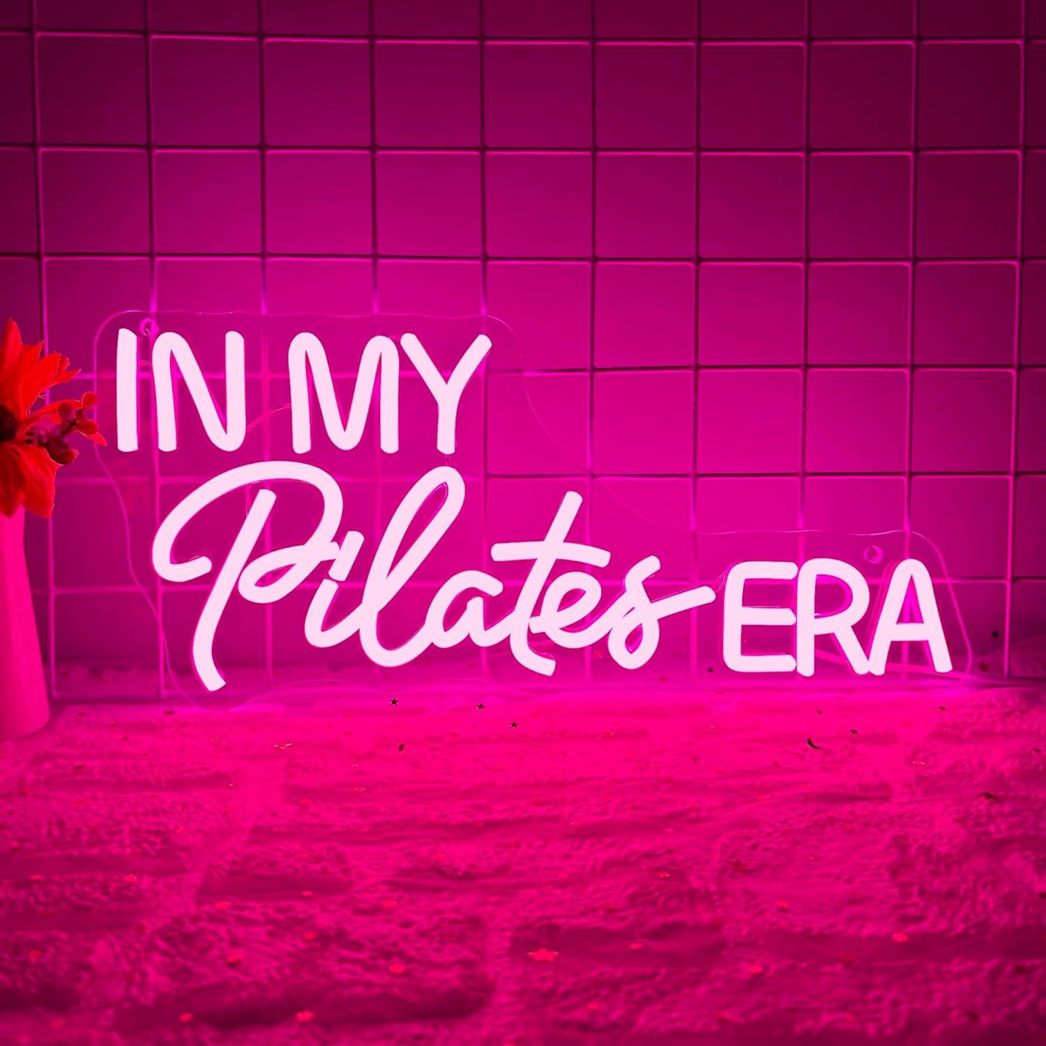 In My Pilates Era Neon Sign Di - Pilates Yoga Room 리뷰 및 가격