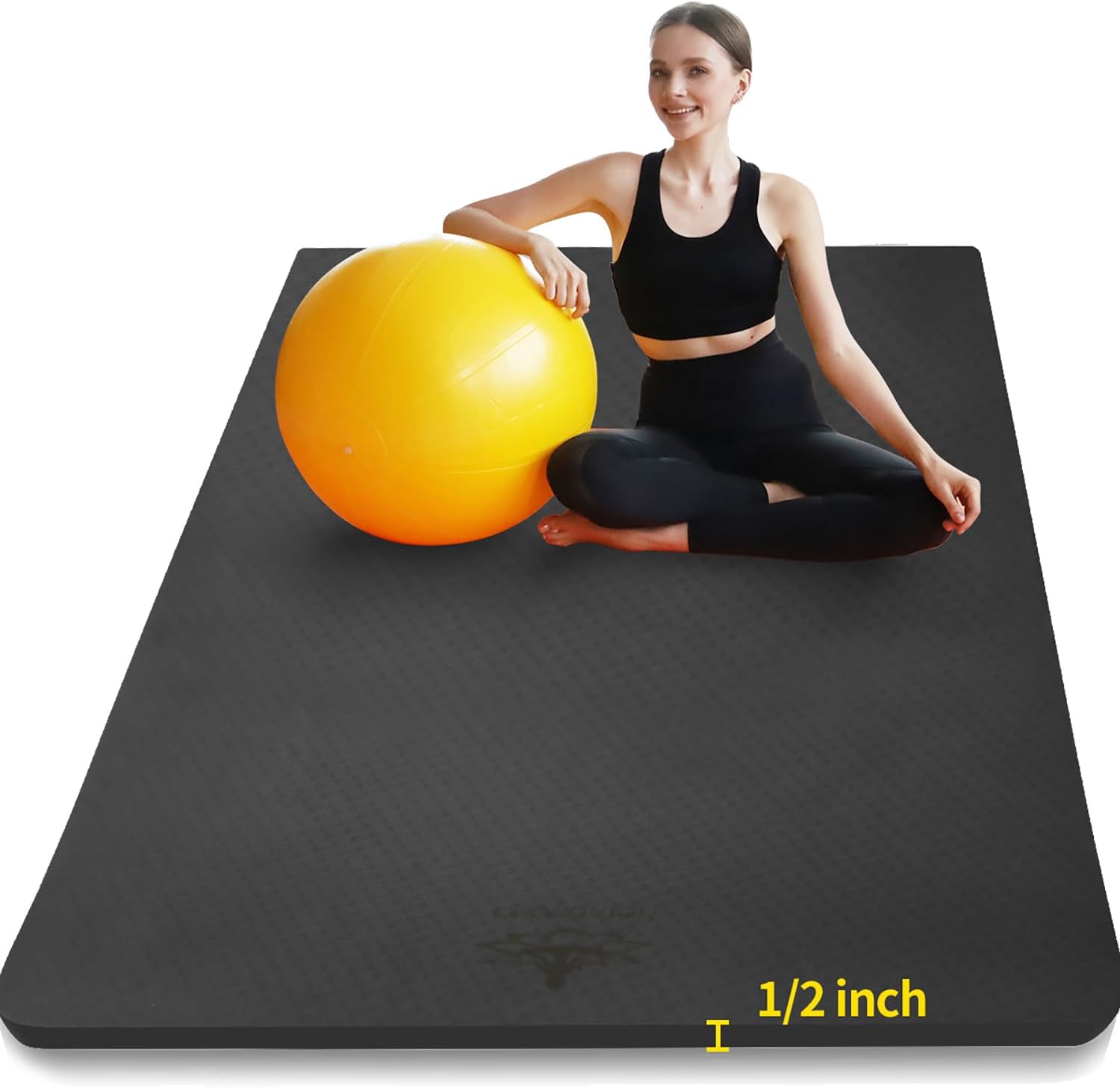 Extra Thick TPE Yoga Mat 6'x4' - Pilates Yoga Mat Thickness 리뷰 및 가격