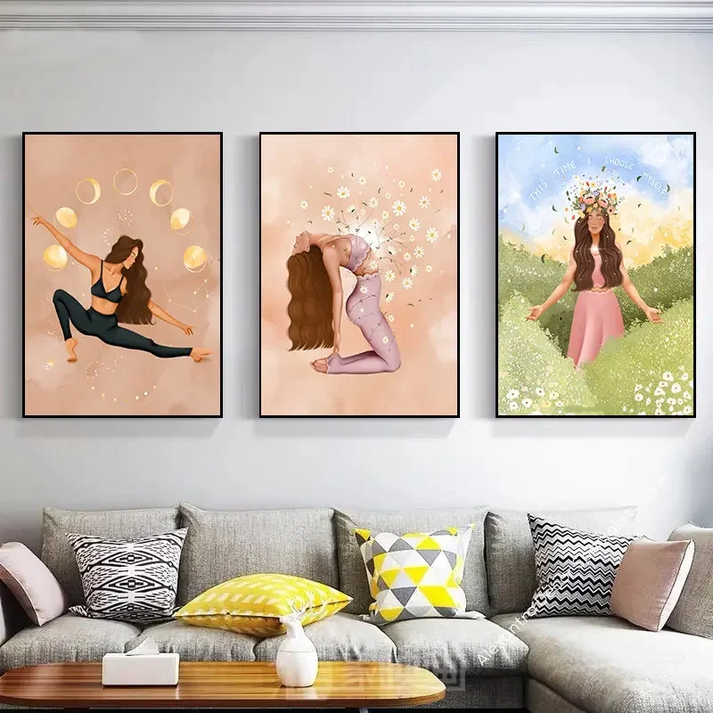Boho Pilates Exercise Woman Yo - Pilates Yoga Room 리뷰 및 가격