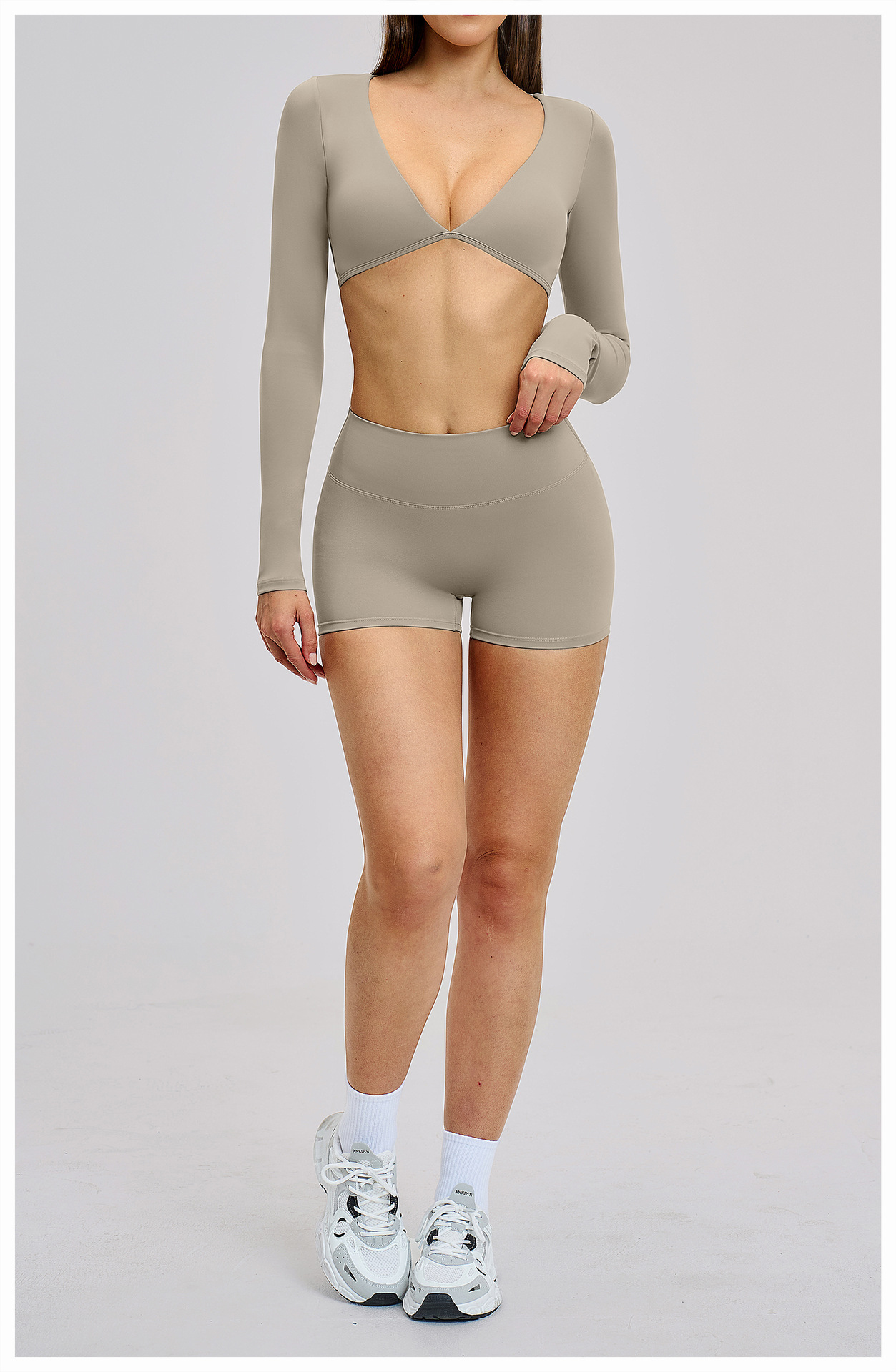 Sexy V-Neck Beautiful Back Hig - Pilates V Yoga 리뷰 및 가격