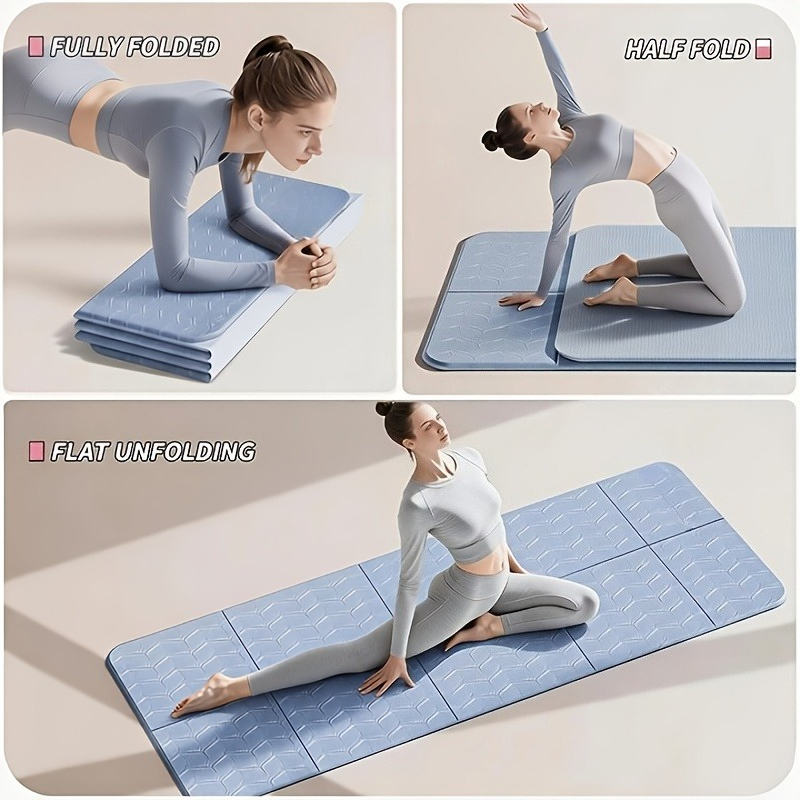 Non-Slip Extra Thick Foldable  - Pilates Yoga Mat Thickness 리뷰 및 가격
