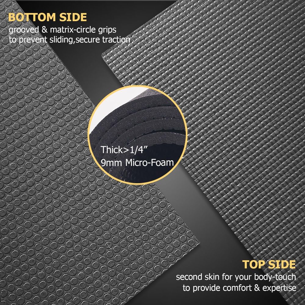 Extra Thick 6'x4'/6'x6'/7'x5'  - Pilates Yoga Mat Thickness 리뷰 및 가격