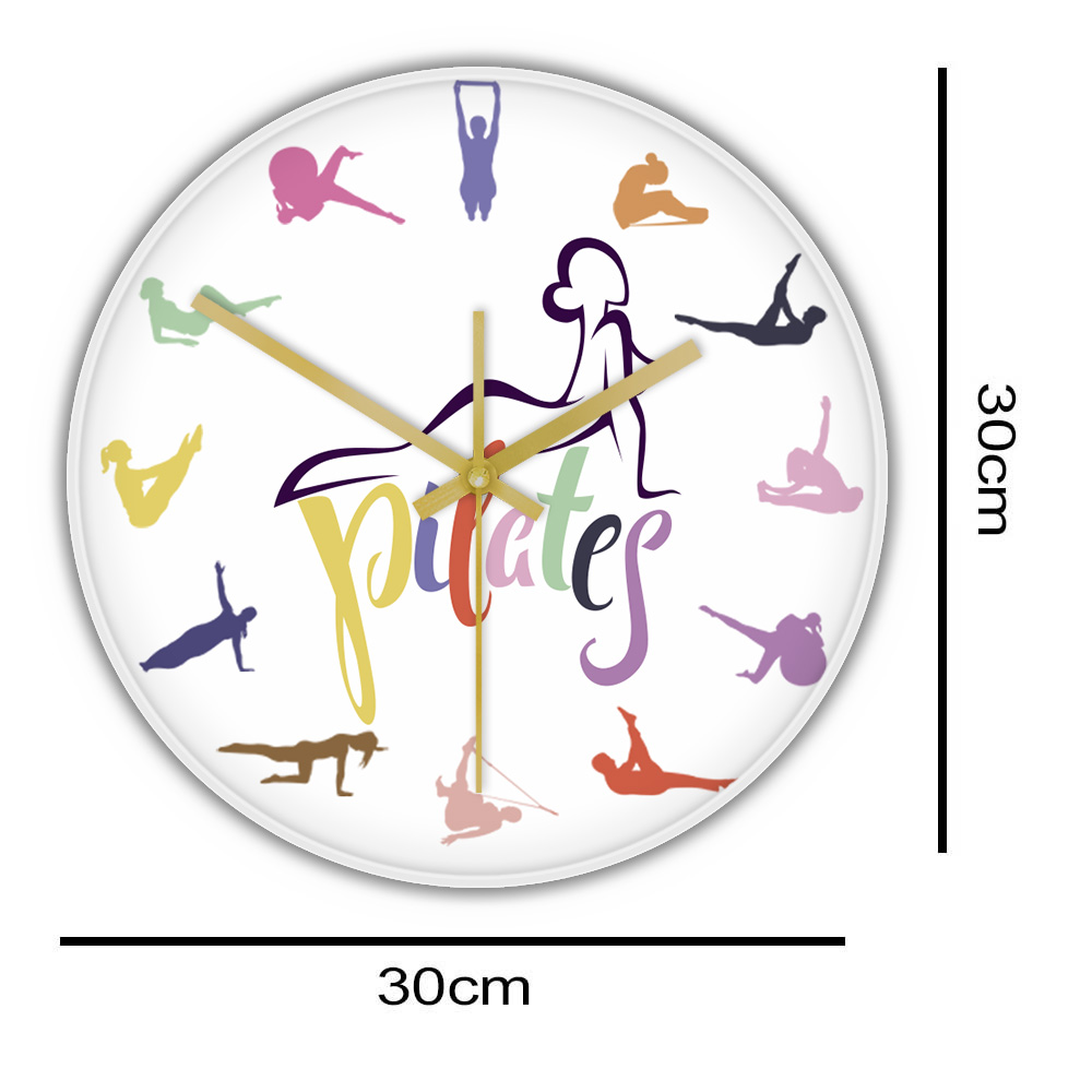 Pilates Pose Colorful Print Wa - Pilates Yoga Room 리뷰 및 가격