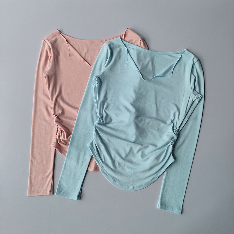 Women's Modal V-Neck Yoga Top  - Pilates V Yoga 리뷰 및 가격
