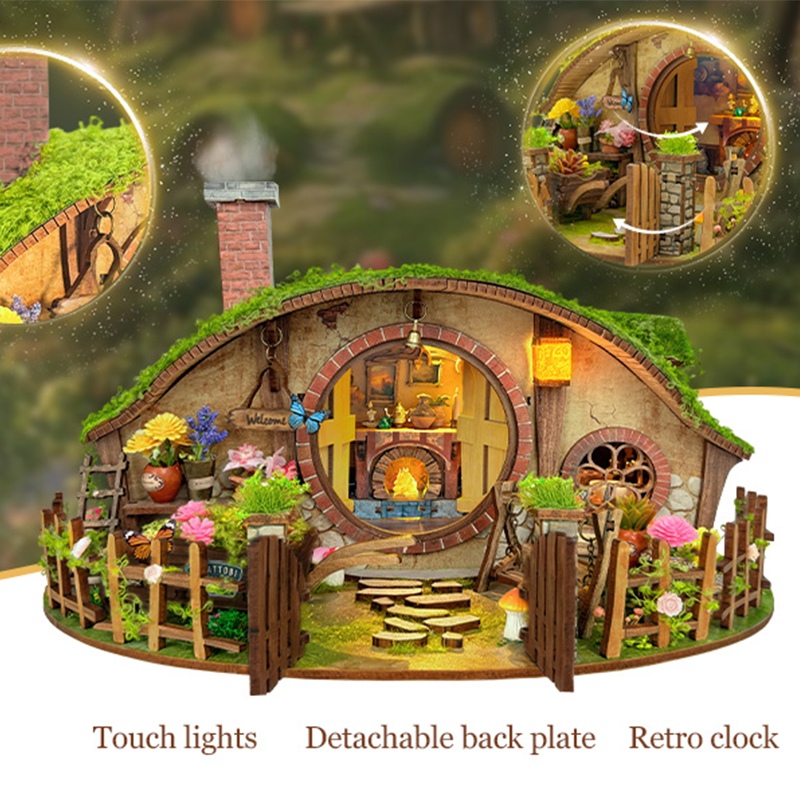 Wooden DIY Magic Ring Dollhous - Pilates Ring Magic 리뷰 및 가격