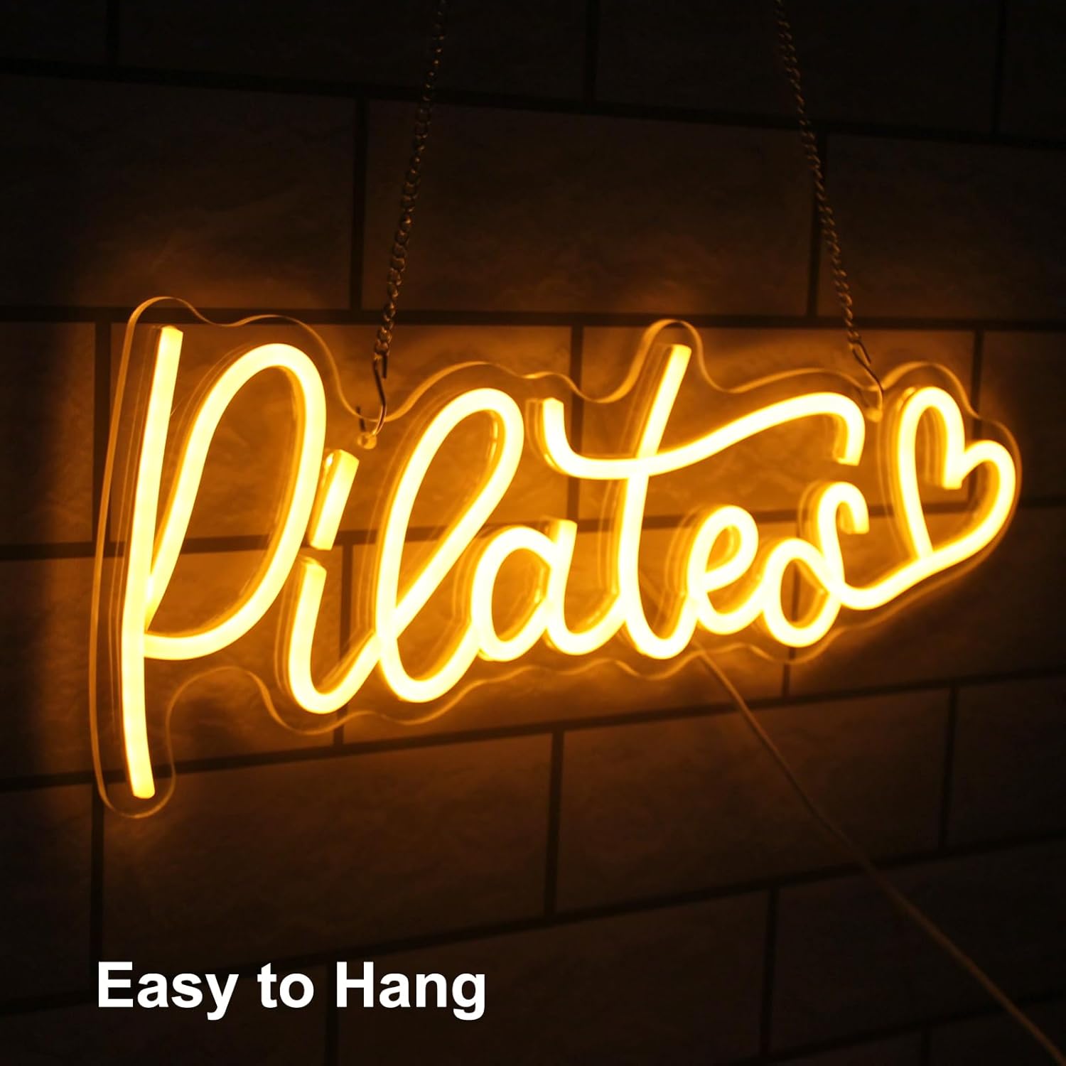 Pilates Neon Signs for Wall De - Pilates Yoga Room 리뷰 및 가격