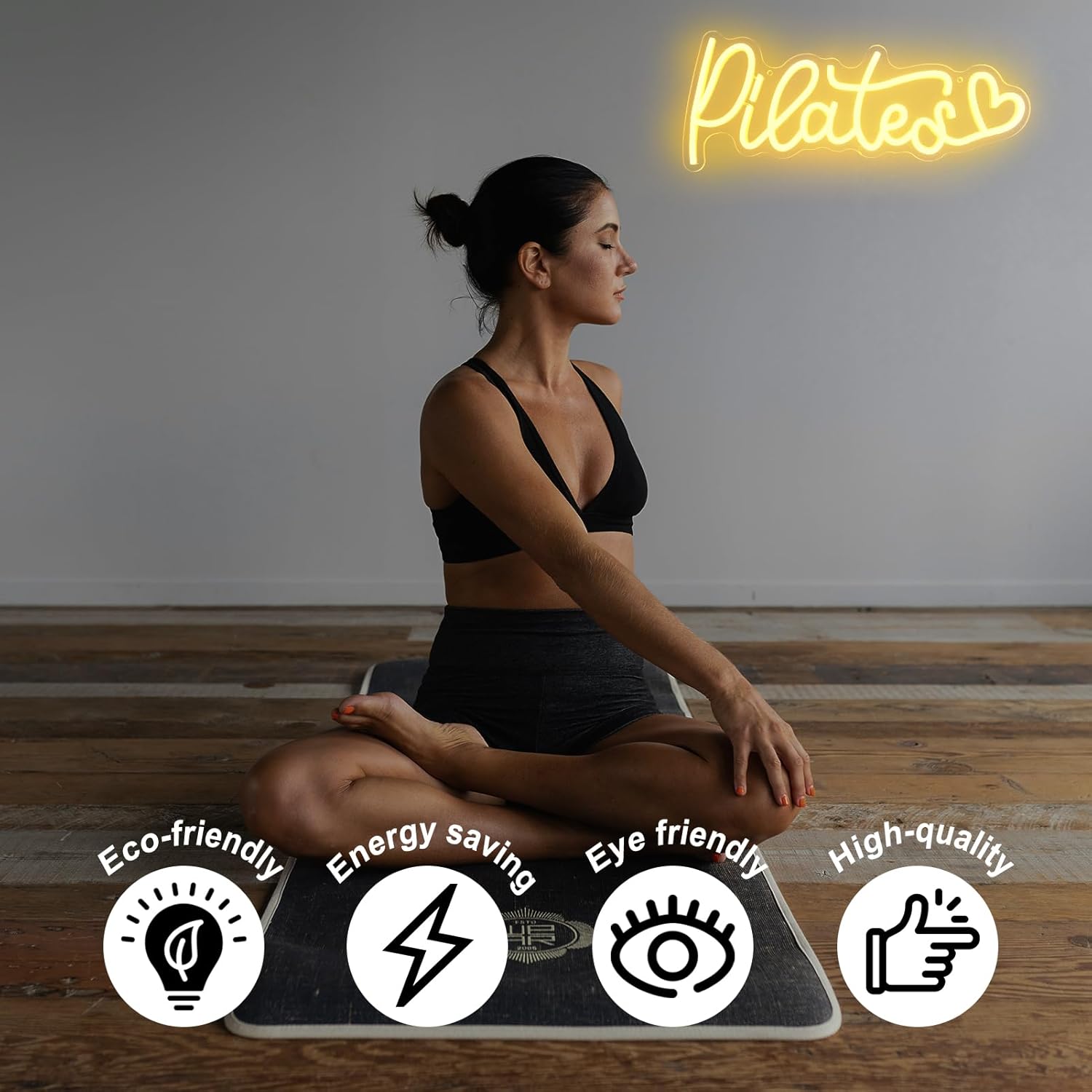 Pilates Neon Signs for Wall De - Pilates Yoga Room 리뷰 및 가격
