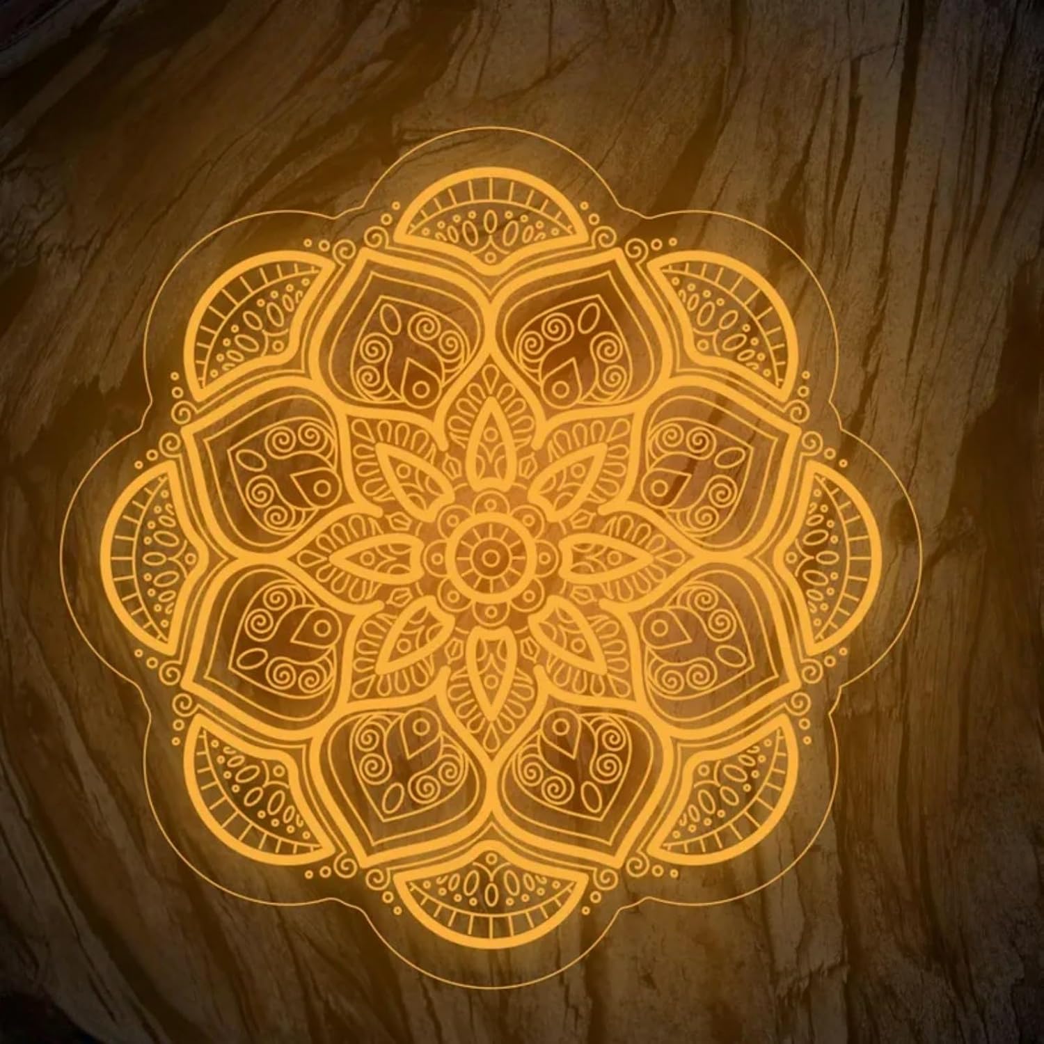 Mandala Neon Sign USB Powered  - Pilates Yoga Room 리뷰 및 가격