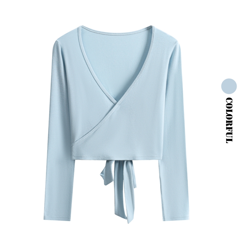 DRUR Long Sleeve Wrap Yoga Top - Pilates V Yoga 리뷰 및 가격