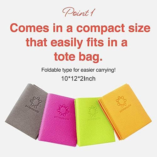 Folding Yoga Mat for Travel Pi - Pilates Yoga Class 리뷰 및 가격