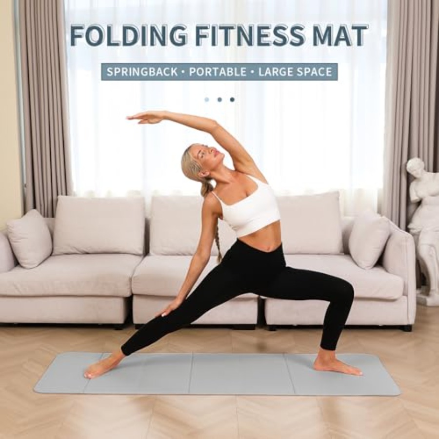 Foldable Yoga Mat - 10mm Extra - Pilates Yoga Mat Thickness 리뷰 및 가격