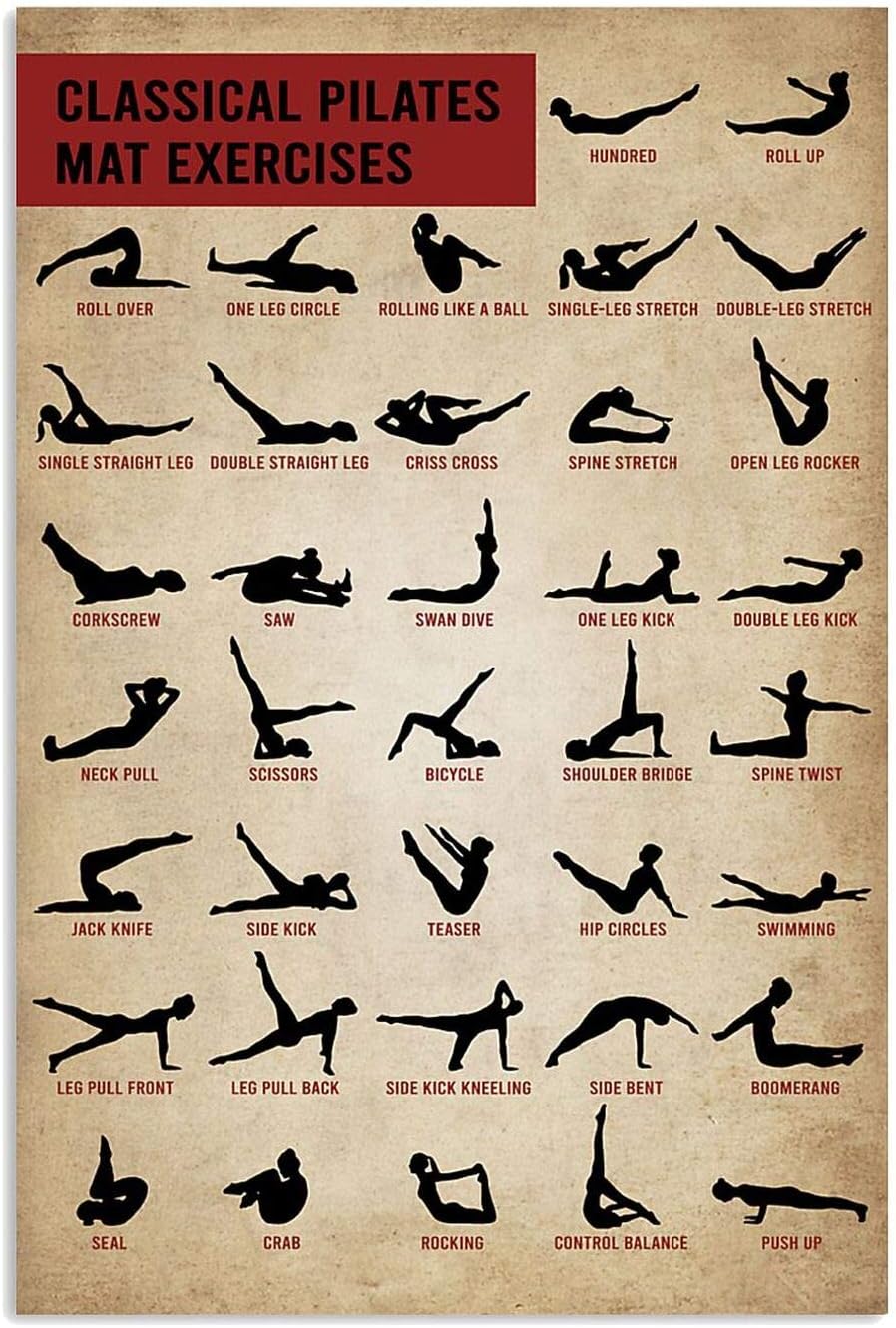 Classical Pilates Mat Exercise - Pilates Yoga Room 리뷰 및 가격