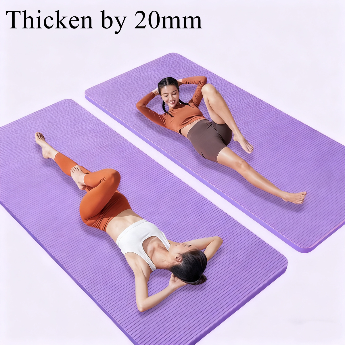 183×60cm 18MM Thick Yoga Mats  - Pilates Yoga Mat Thickness 리뷰 및 가격